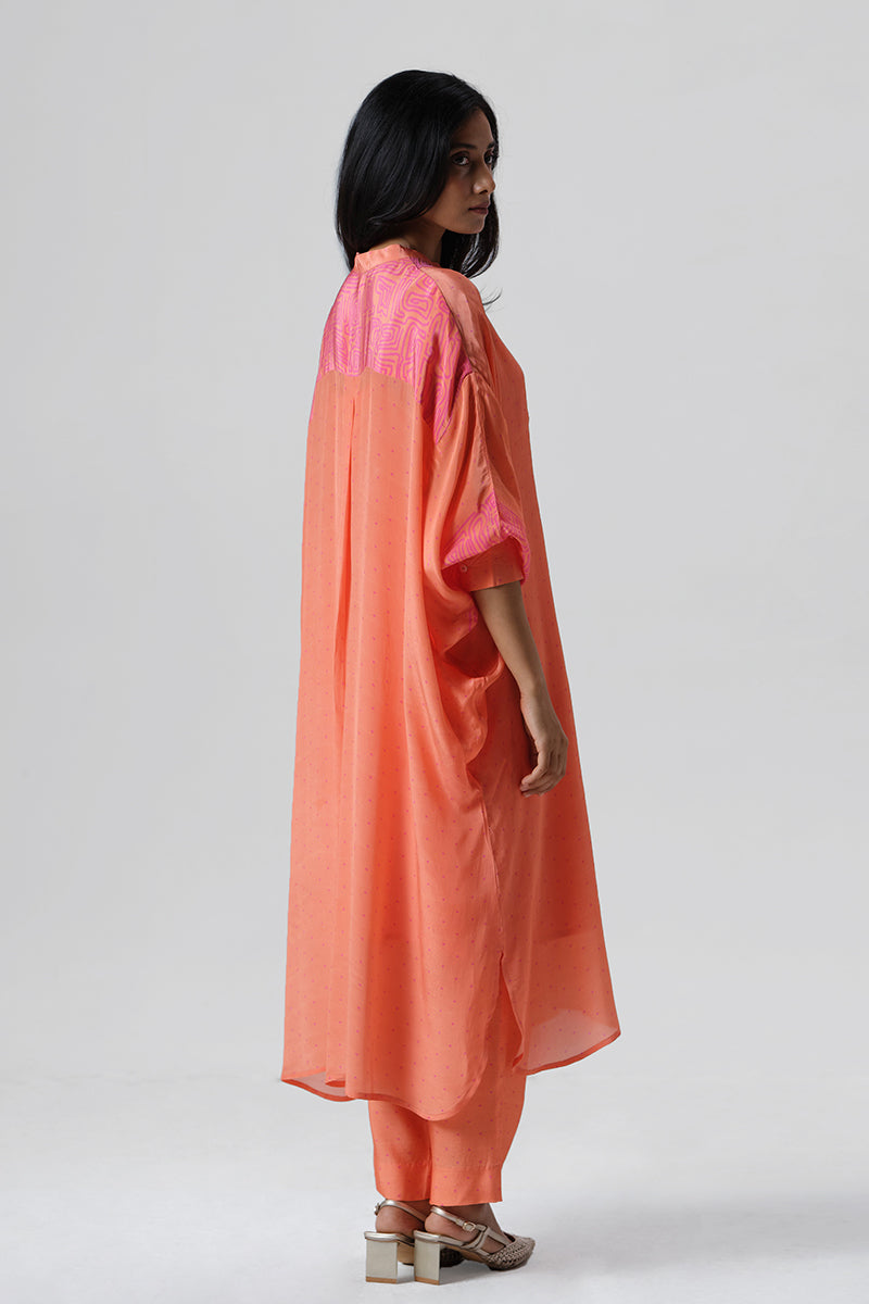 Fusion Coral and Magenta Co-ord Set