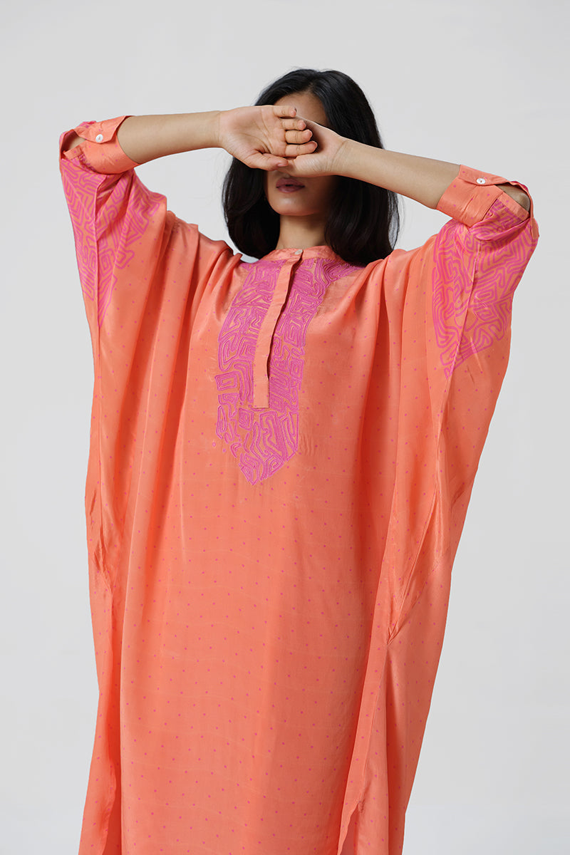 Fusion Coral and Magenta Co-ord Set