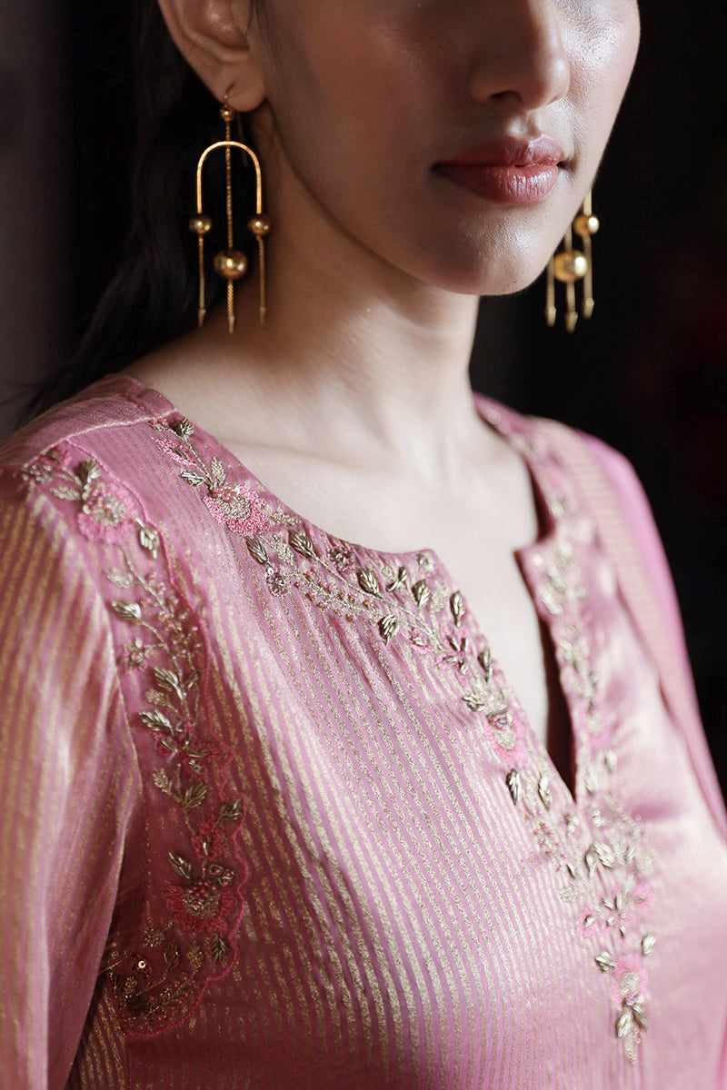 Mauvewood Woven Silk Salwar Suit