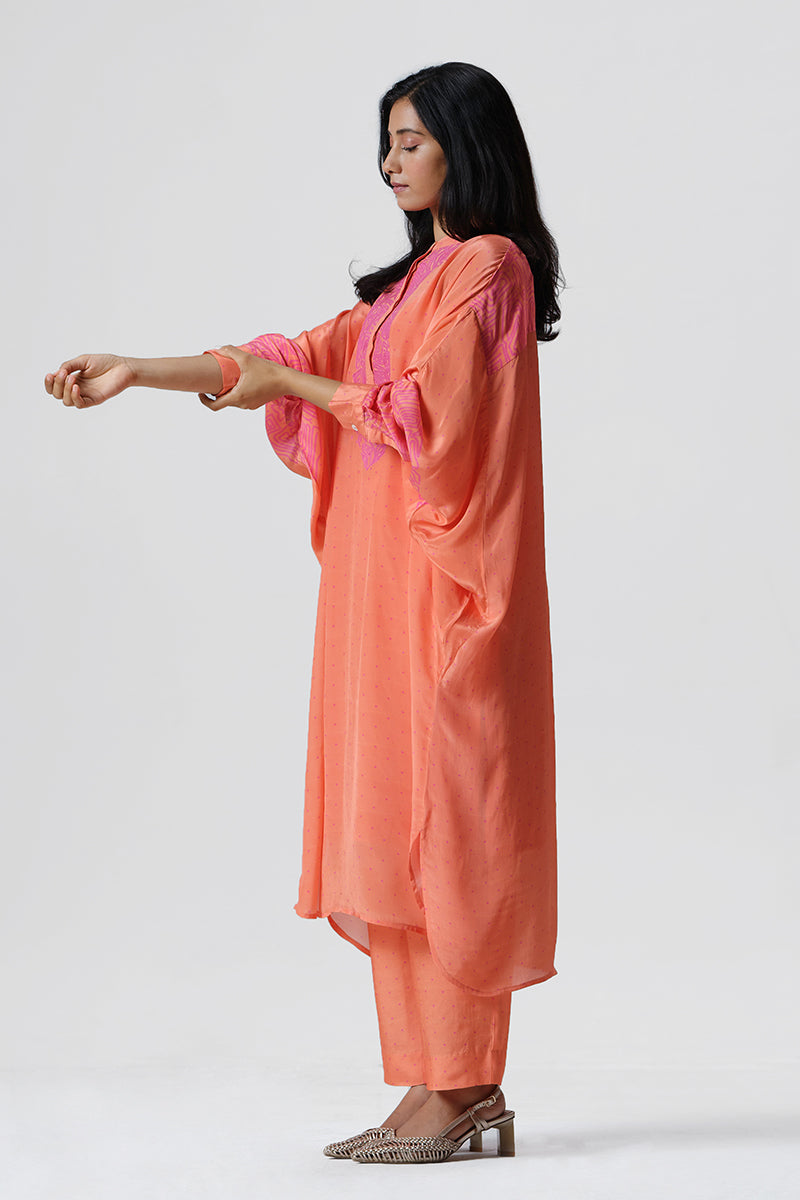 Fusion Coral and Magenta Co-ord Set